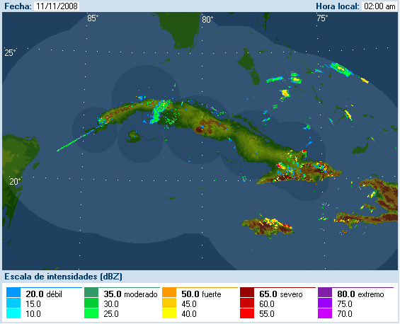 Paloma Cuban Radar Mosaic Recording