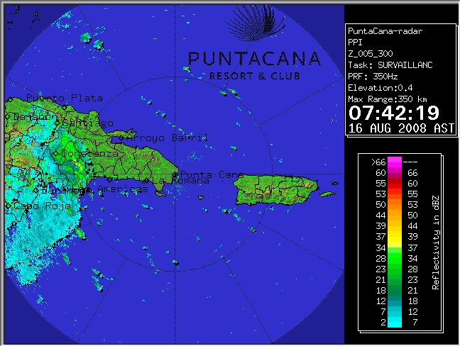 Dominican Republic Radar Recording