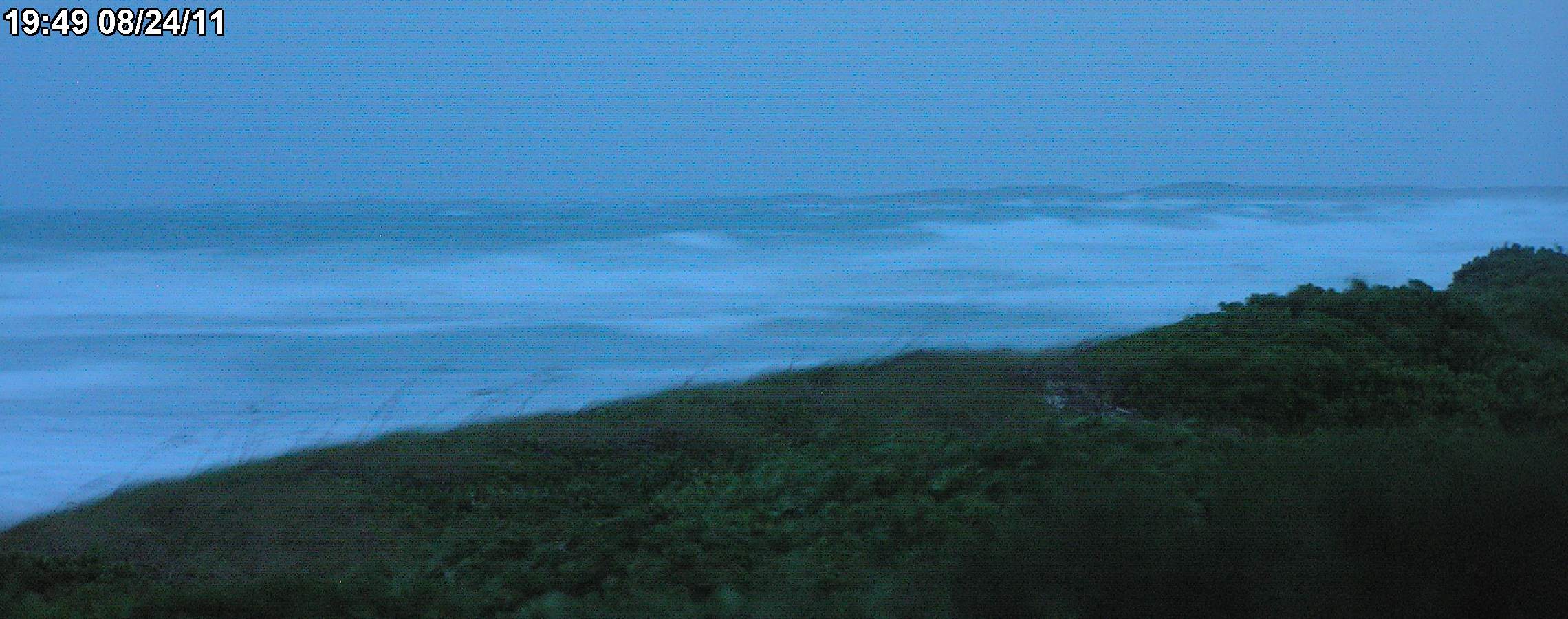 Rocky Bay (Abaco Island, Bahamas) Webcam Recording During Hurricane Irene (2011)