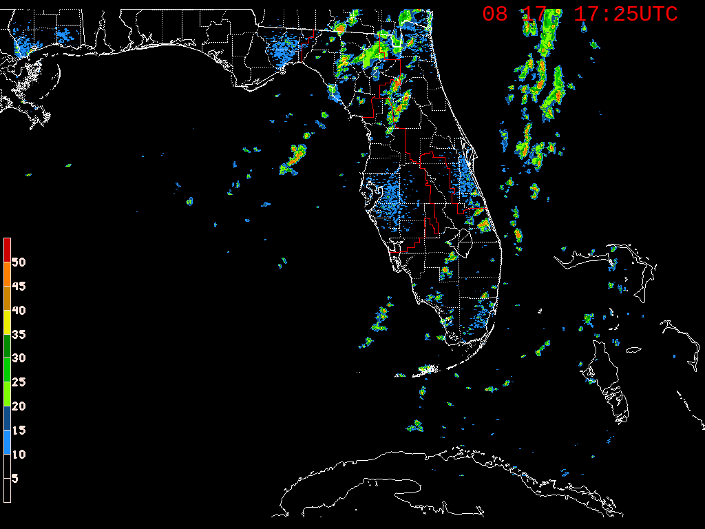 Florida Radar Recording From SFWMD for Fred (2021)