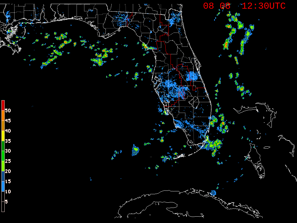 Florida Radar Recording From SFWMD for Elsa (2021)