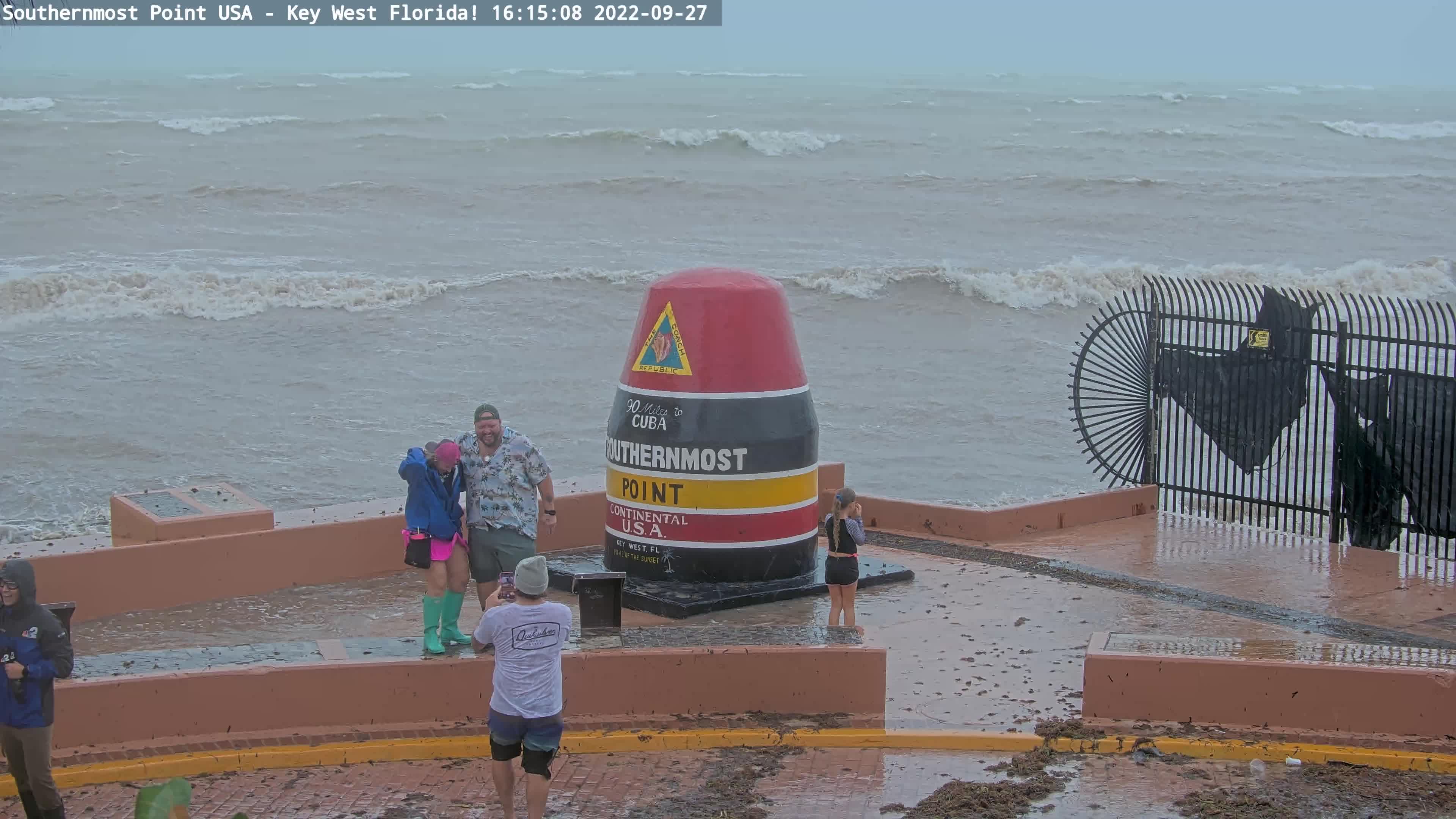 Southernmost Point Webcam Ian (2022)