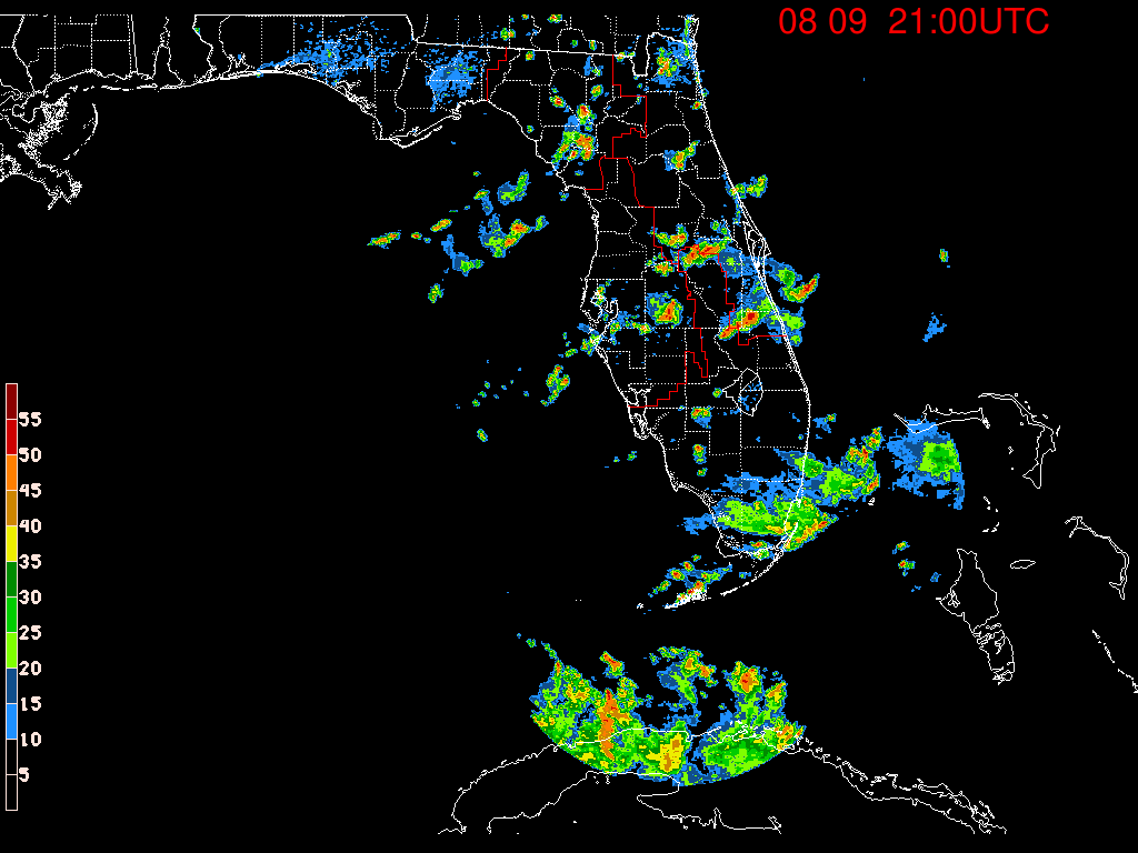 Florida Radar Recording From SFWMD for Debby (2024)