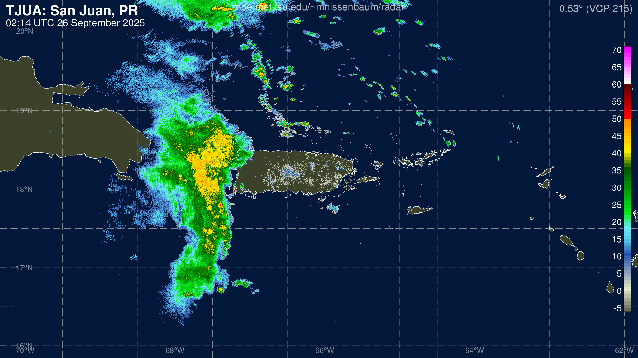 San Juan Radar Recording of 94L (Sep 2025) Approach
