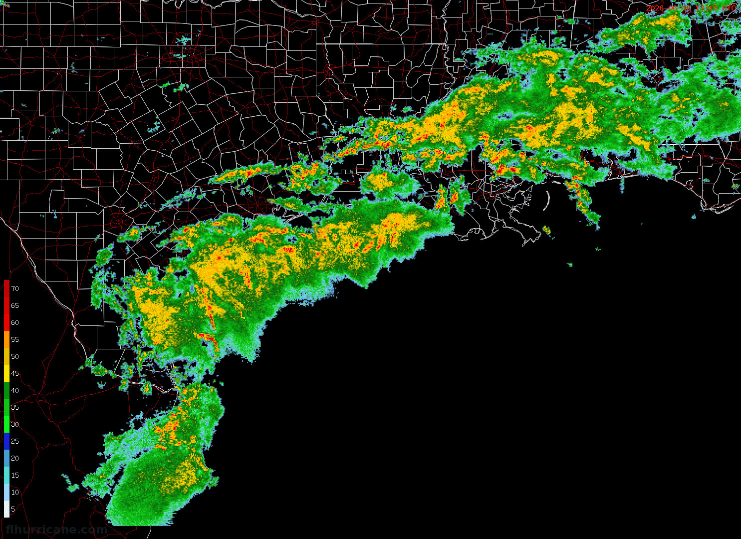 Florida radar animated loop