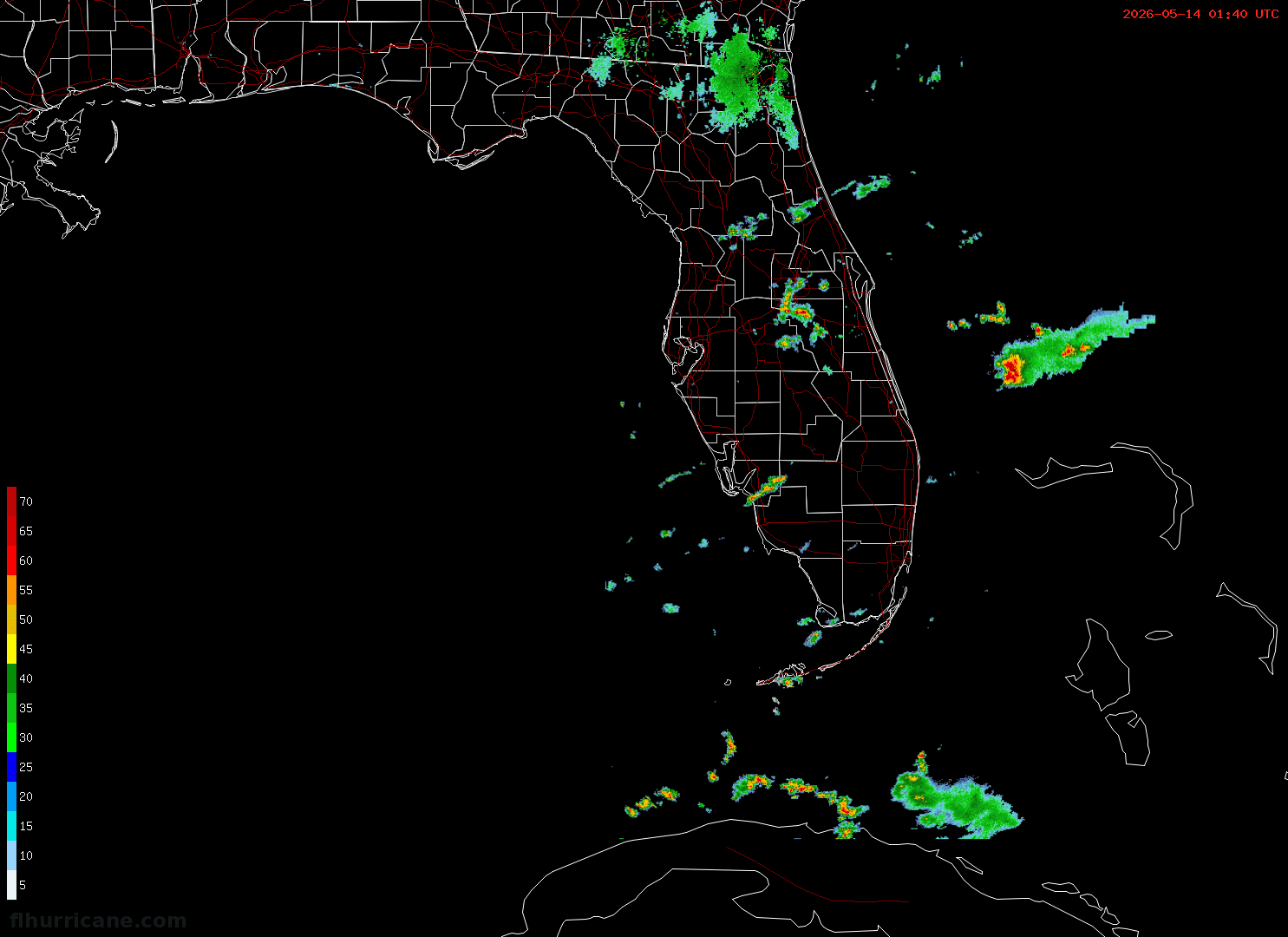 Florida radar animated loop