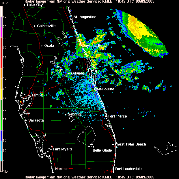 Melbourne Radar Ophelia