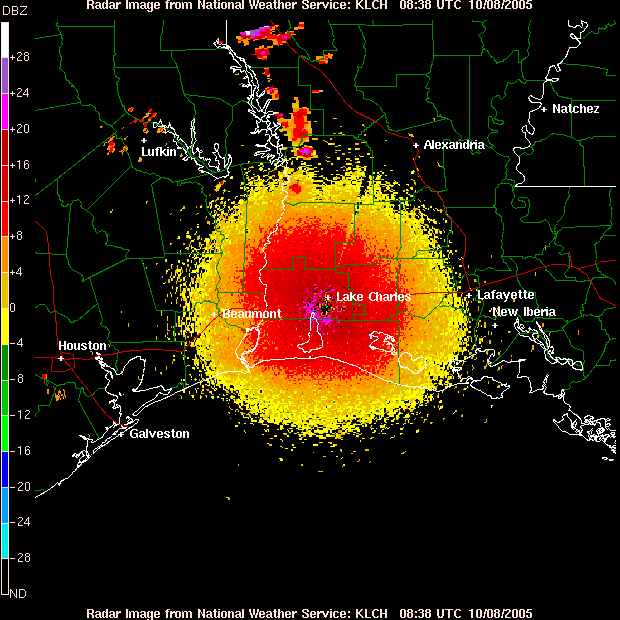 Rita Gulf Approach Radar