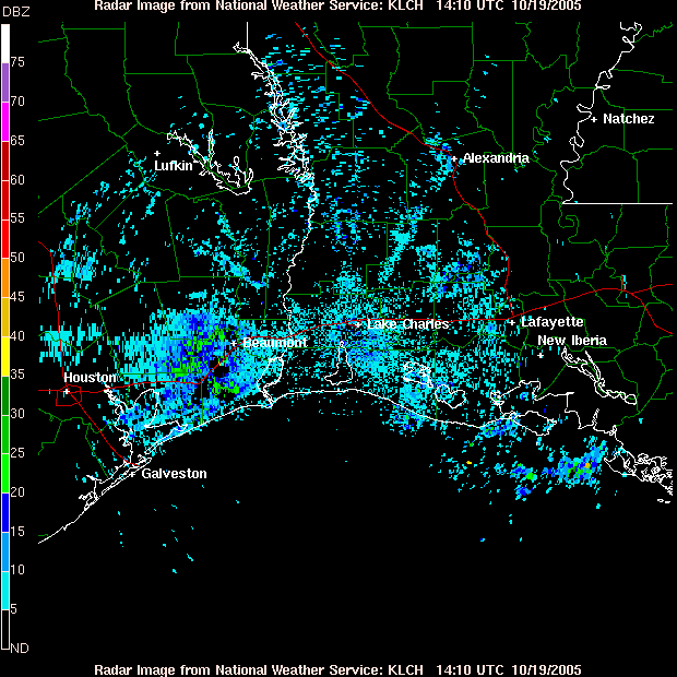 Rita Gulf Approach Radar