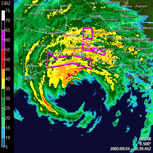 High Res Rita Radar courtesy <a class= Rita Radar
