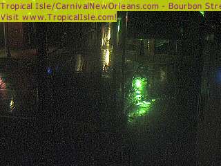 Mirror of Bourbon Street Webcam at Tropical Isle - Katrina (2005)