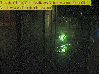 Mirror of Bourbon Street Webcam at Tropical Isle - Katrina (2005)