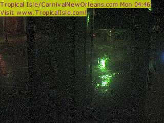 Mirror of Bourbon Street Webcam at Tropical Isle - Katrina (2005)