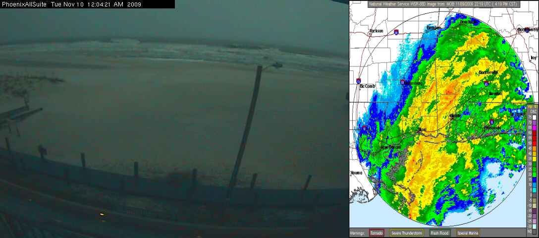 Ida approach webcam