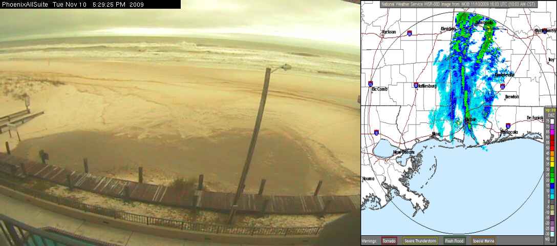 Ida approach webcam