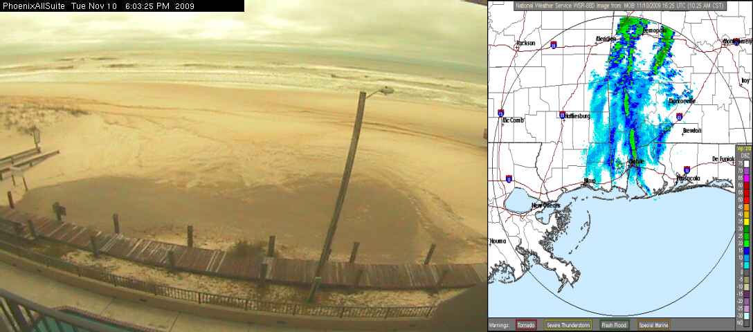 Ida approach webcam