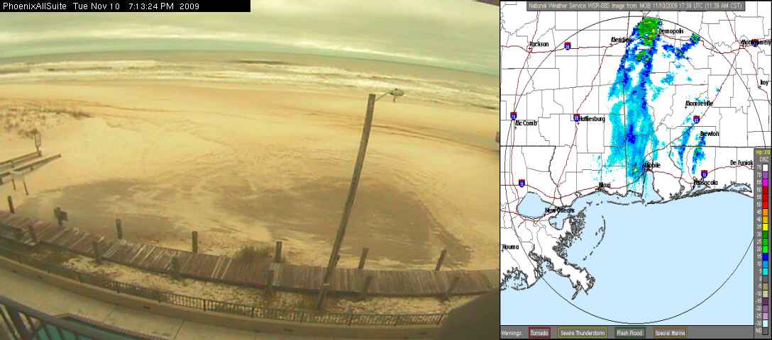 Ida approach webcam