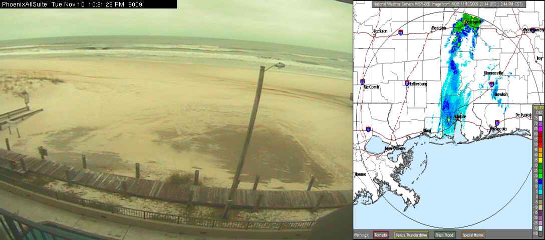 Ida approach webcam
