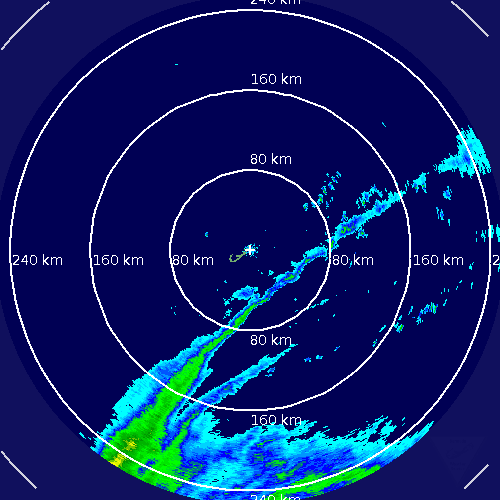 Bermuda Radar Recording of Hurricane Igor (2010) Approach
