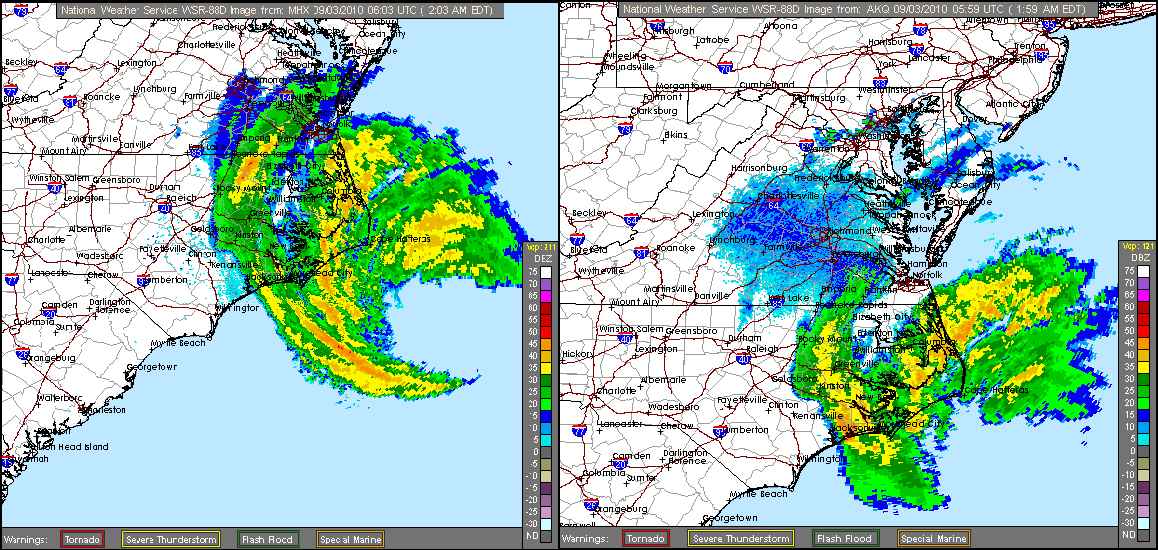 Earl US Approach Radar+More Recording