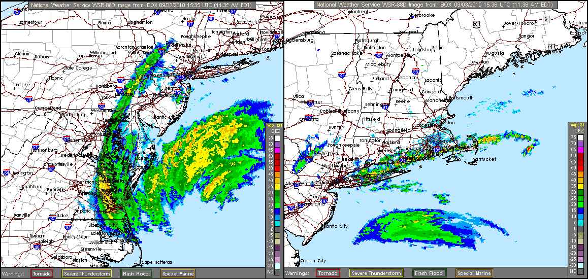 Earl US Approach Radar+More Recording