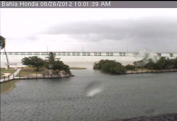 Florida Keys WebCams Bahia Honda Key (Isaac 2012 Approach)