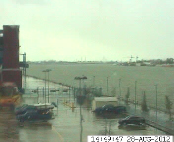 Erato Street Terminal Webcam, New Orleans, LA (Isaac 2012 Approach)