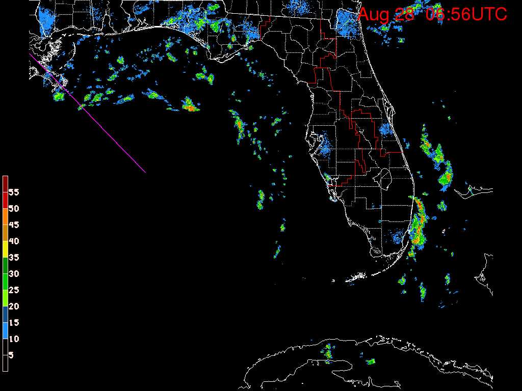 Florida Radar Recording From SFWMD for Isaac(2012) Approach Florida Radar Recording From SFWMD for Isaac (2012) Approach