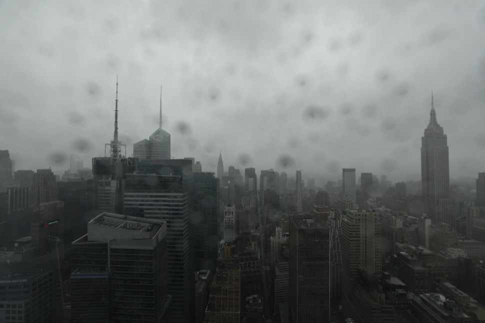 New York Times Shot of Sandy (2012) Approach to New York, NY