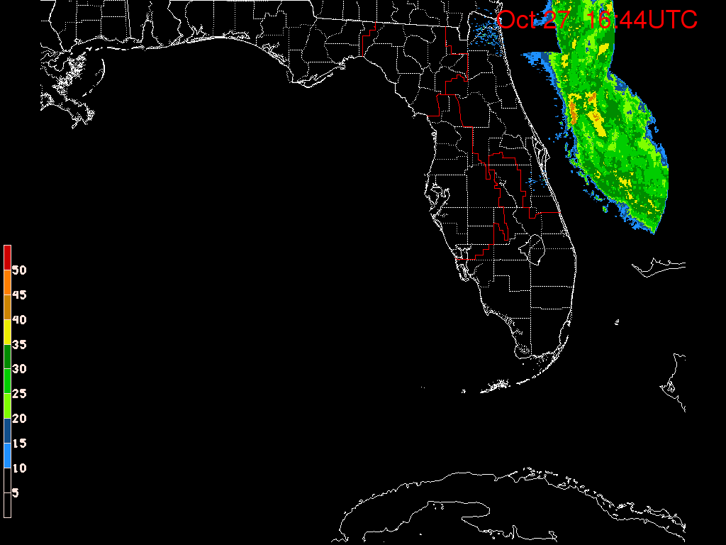 Florida Radar Recording From SFWMD for Sandy (2012) Approach