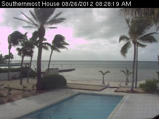Florida Keys WebCams Southernmost House Key West (Isaac 2012 Approach)