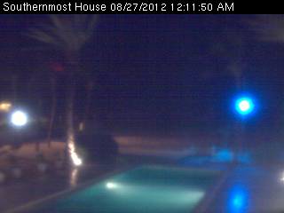Florida Keys WebCams Southernmost House Key West (Isaac 2012 Approach)