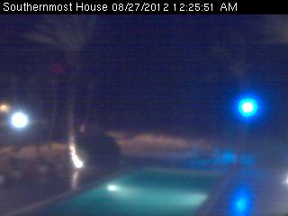 Florida Keys WebCams Southernmost House Key West (Isaac 2012 Approach)
