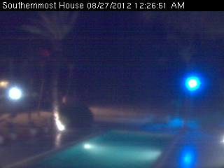 Florida Keys WebCams Southernmost House Key West (Isaac 2012 Approach)