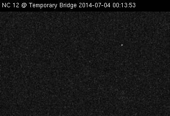 NCDOT camera looking at the NC 12 Temporary Bridge on the OBX Arthur (2014)