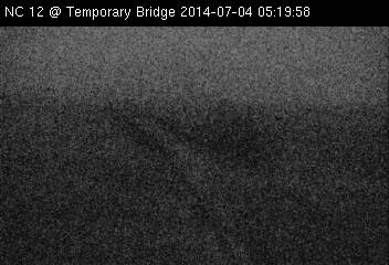 NCDOT camera looking at the NC 12 Temporary Bridge on the OBX Arthur (2014)