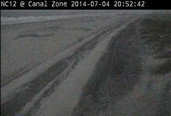 NCDOT camera at the NC 12 Canal Zone on the OBX Arthur (2014)