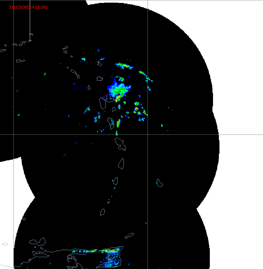 Barbados Weather East Caribbean Radar Animation for Danny (Aug 2015) Approach