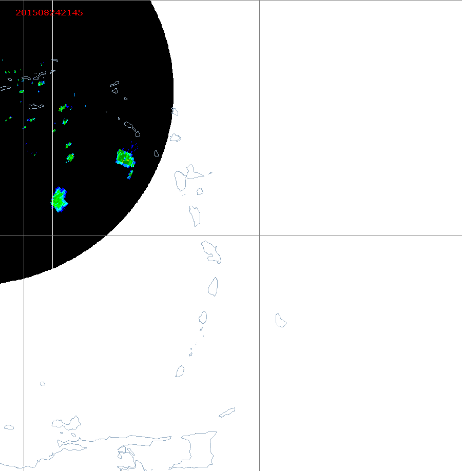 Barbados Weather East Caribbean Radar Animation for Danny (Aug 2015) Approach