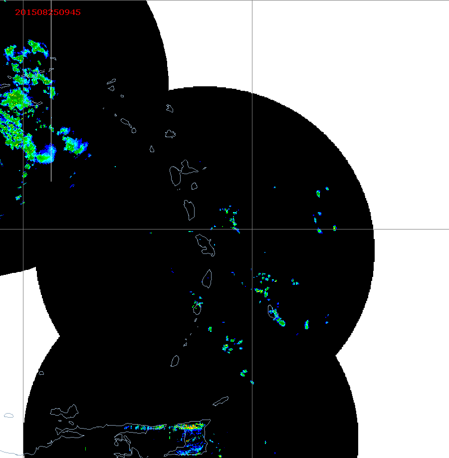 Barbados Weather East Caribbean Radar Animation for Danny (Aug 2015) Approach
