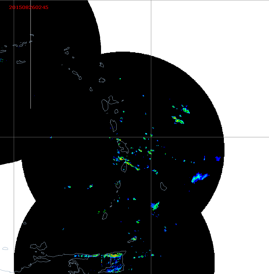 Barbados Weather East Caribbean Radar Animation for Erika (Aug-Sep  2015) Approach