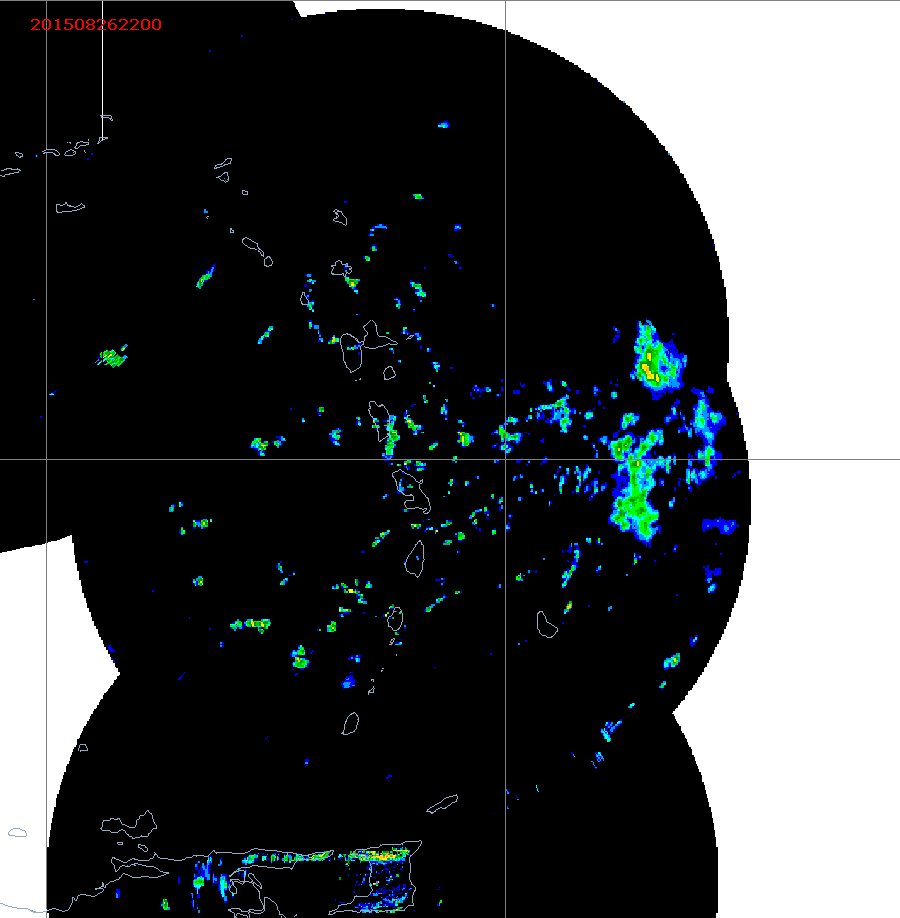 Barbados Weather East Caribbean Radar Animation for Erika (Aug-Sep  2015) Approach