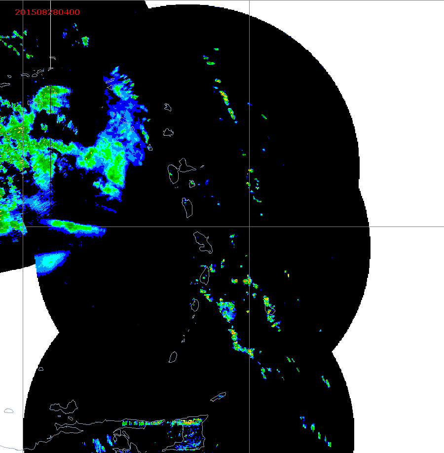 Barbados Weather East Caribbean Radar Animation for Erika (Aug-Sep  2015) Approach