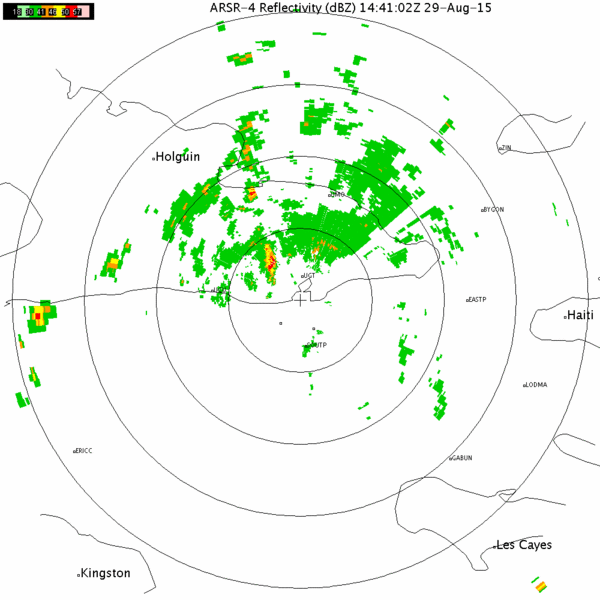 Erika (2015) Approach Guantanamo Bay, Cuba Radar Recording Erika (2015) Approach Guantanamo Bay, Cuba Radar Recording