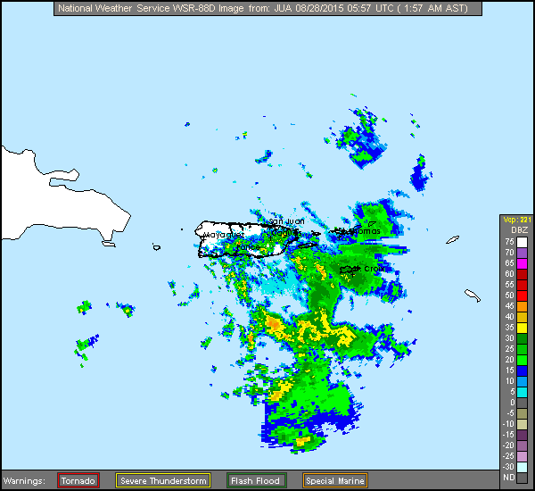 Erika (2015) Approach Puerto Rico Radar Recording Erika (2015) Approach Puerto Rico Radar Recording