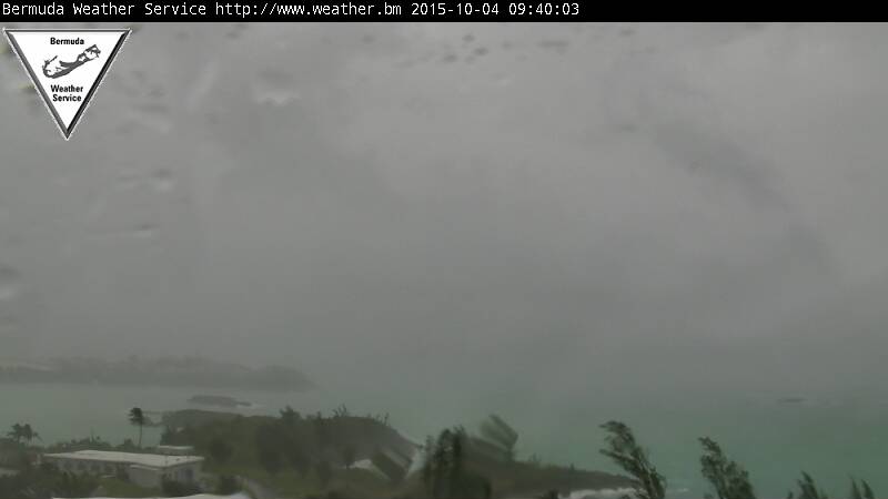Bermuda Weather Service Webcame Recording of Joaquin (2015) Approach