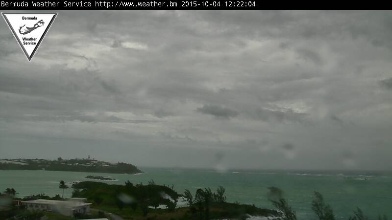 Bermuda Weather Service Webcame Recording of Joaquin (2015) Approach