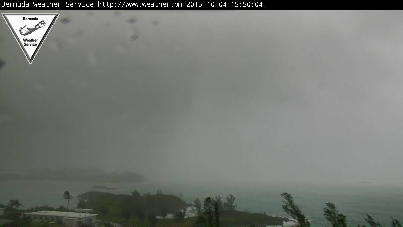 Bermuda Weather Service Webcame Recording of Joaquin (2015) Approach