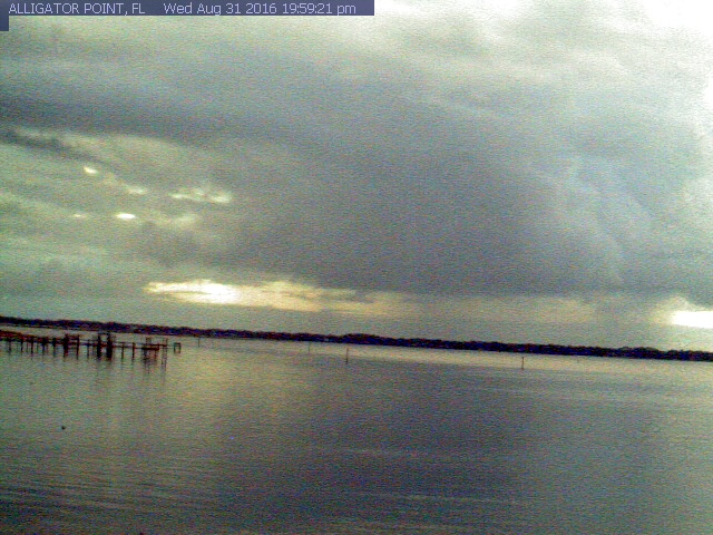 Alligator Point, FL Cam recording approach of Hermine (2016)