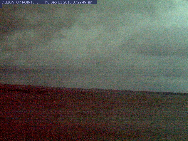 Alligator Point, FL Cam recording approach of Hermine (2016)